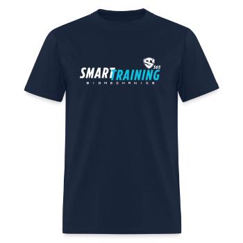 SmartTraining365 white and blue - Men's T-Shirt - navy - Front - Jose (178cm)