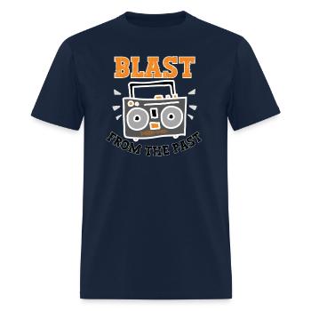 Blast from the Past b - Men's T-Shirt - navy - Front - Jose (178cm)