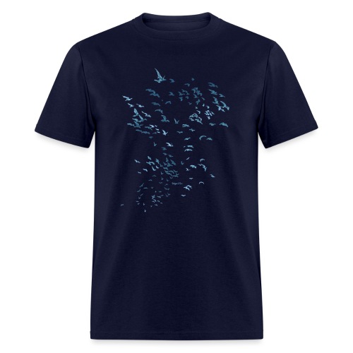 Flock - dark - Men's T-Shirt