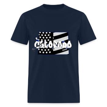 Colorado Native American - Men's T-Shirt - navy - Front - Jose (178cm)