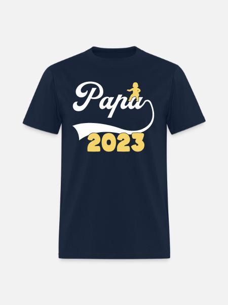 papa 2023 - Men's T-Shirt - navy