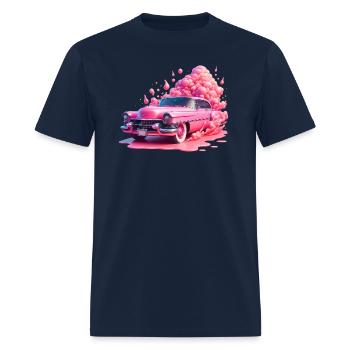 Pink cadillac - Men's T-Shirt - navy - Front - Jose (178cm)