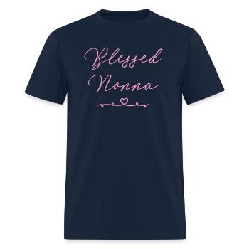 Bienheureuse Nonna - T-shirt Homme - marine - Devant - Jose (178cm)