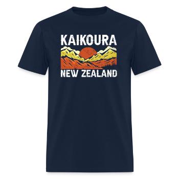 KAIKOURA NEW ZEALAND 01 - Men's T-Shirt - navy - Front - Jose (178cm)