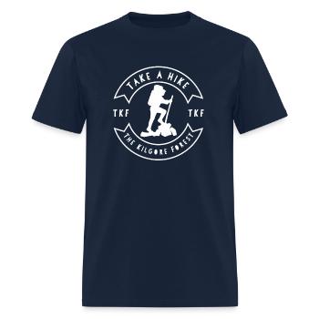 Take A Hike - Men's T-Shirt - navy - Front - Jose (178cm)