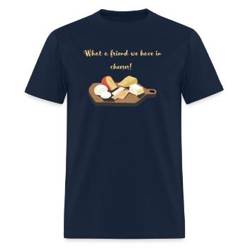 Cheeses - Men's T-Shirt - navy - Front - Jose (178cm)