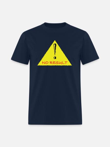 No Result - Men's T-Shirt - navy