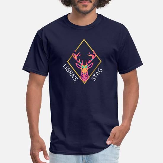 Libra spirit animal the colorful stag' Men's T-Shirt | Spreadshirt
