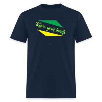 know limit - Men's T-Shirt - navy - Front - Jose (178cm)