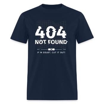 ERREUR 404 - Men's T-Shirt - navy - Front - Jose (178cm)