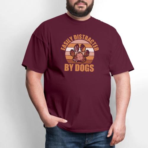 Easily Distracted By Dogs - Men's T-Shirt
