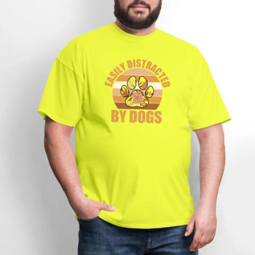 Easily Distracted By Dogs - Men's T-Shirt