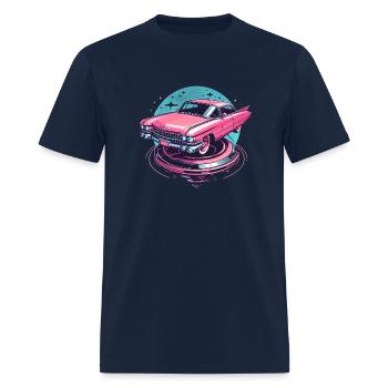 Pink cadillac - Men's T-Shirt - navy - Front - Jose (178cm)