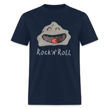 Rock 'N' Roll - Men's T-Shirt - navy - Front - Jose (178cm)