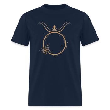 Taurus Zodiac Sign - Men's T-Shirt - navy - Front - Jose (178cm)