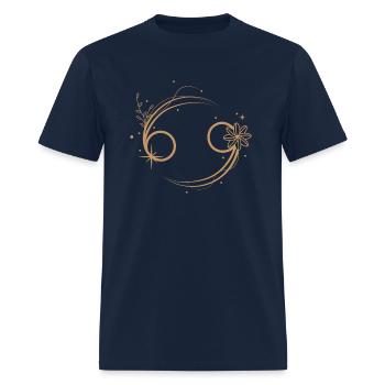 Cancer Zodiac Sign - Men's T-Shirt - navy - Front - Jose (178cm)