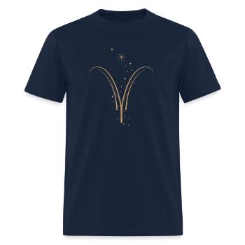 Aries Zodiac Sign - Men's T-Shirt - navy - Front - Jose (178cm)