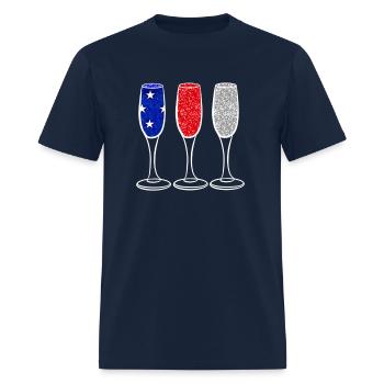 American Champagne - Men's T-Shirt - navy - Front - Jose (178cm)
