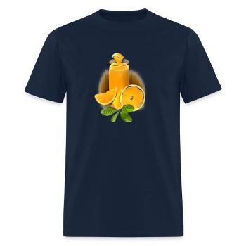 Orange Juice - Men's T-Shirt - navy - Front - Jose (178cm)