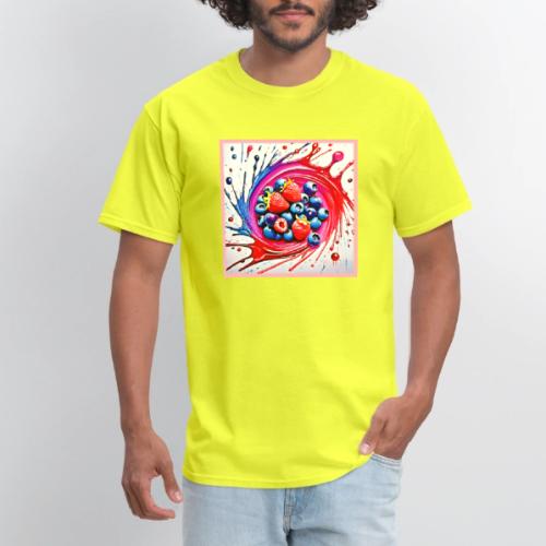 Berry Splash: Color Burst - Men's T-Shirt