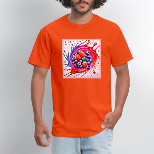 Berry Splash: Color Burst - Men's T-Shirt