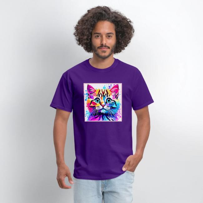 Vivid Kitty Vibes Design