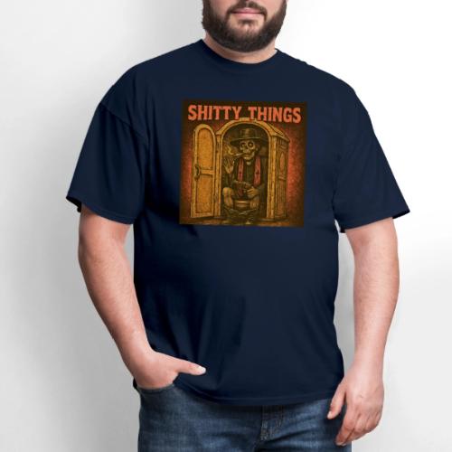 Shitty Things Skeleton Confessional - Men's T-Shirt