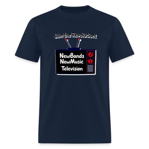 NewBandsNewMusic Join The Revolution! - Men's T-Shirt