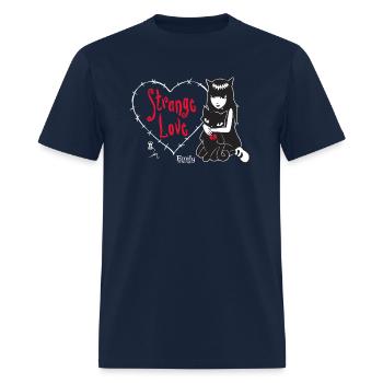 Emily The Strange Strange Love - Men's T-Shirt - navy - Front - Jose (178cm)