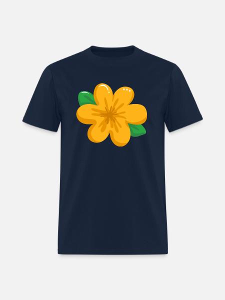 flower 1 1 - Men's T-Shirt - navy