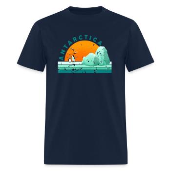 Antarctica - Tourist Vacation - Men's T-Shirt - navy - Front - Jose (178cm)
