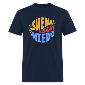 suena sin miedo - Men's T-Shirt - navy - Front - Jose (178cm)
