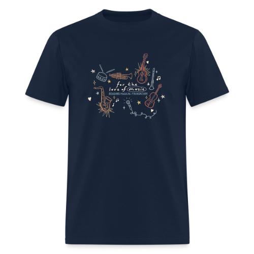 RMF Instrument Doodle Design - Men's T-Shirt
