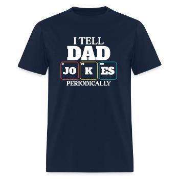 Dad Joke Dad Elets Of The Periodic Table - Men's T-Shirt - navy - Front - Jose (178cm)