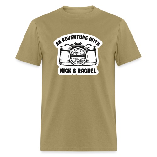 Nick & Rachel Black & White Logo - Men's T-Shirt