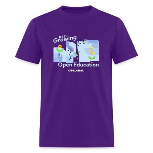 Keep Growing Open Education (dark) - Men's T-Shirt
