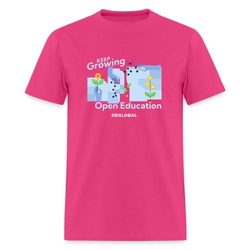 Keep Growing Open Education (dark) - Men's T-Shirt