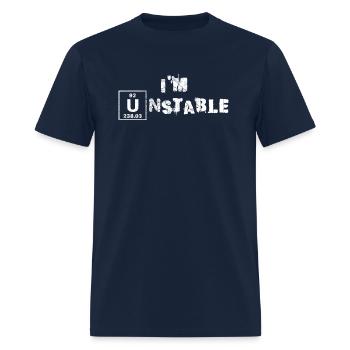 Unstable Nuclear Physics Chemistry Science Uranium - Men's T-Shirt - navy - Front - Jose (178cm)