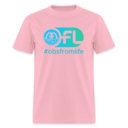 Observations from Life Logo with Hashtag - Men's T-Shirt