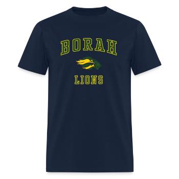 Borah High School Lions - Men's T-Shirt - navy - Front - Jose (178cm)