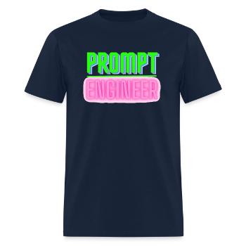 Prompt Engineer - Men's T-Shirt - navy - Front - Jose (178cm)