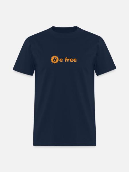 Digital gold be free - Men's T-Shirt - navy