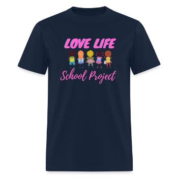 Love live school project - Men's T-Shirt - navy - Front - Jose (178cm)