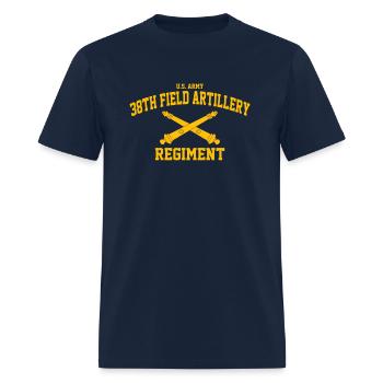 38Th Field Artillery Regiment 38Th Fa - Men's T-Shirt - navy - Front - Jose (178cm)