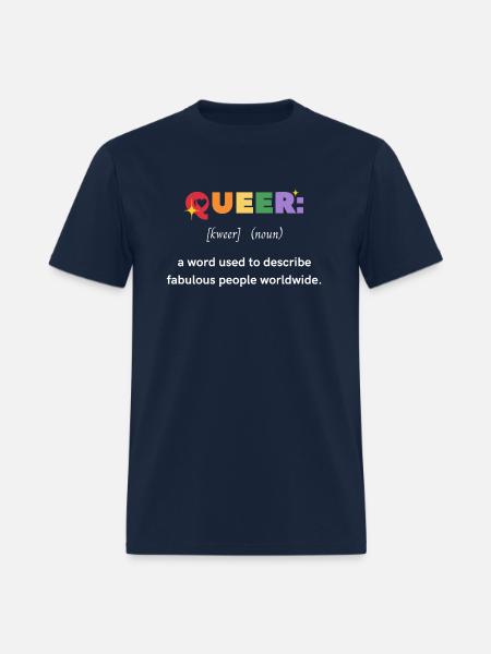 queer - Men's T-Shirt - navy