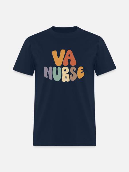 VA Nurse Proud Career Profession - Men's T-Shirt - navy