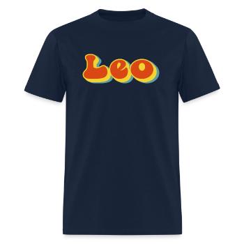 Leo zodiac - Men's T-Shirt - navy - Front - Jose (178cm)