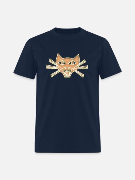 Cat Face - Men's T-Shirt - navy