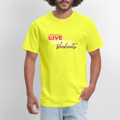 JANIS SAFFELL LIVE HOME WORKOUTS option 2 - Men's T-Shirt