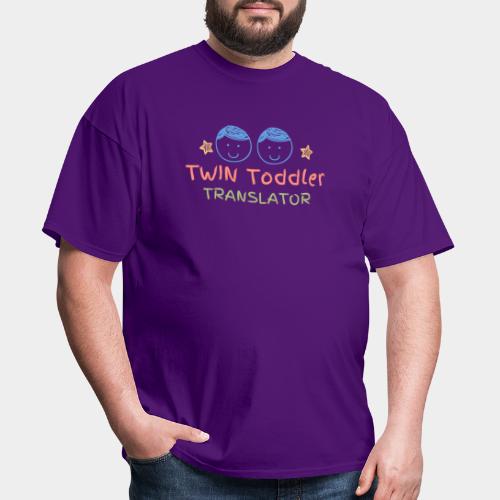 Twin Toddler Translator - Men's T-Shirt